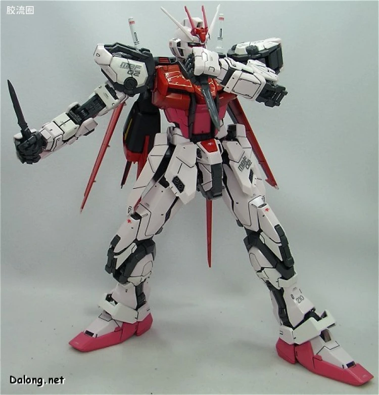 PG 普通版 MBF-02+AQM/E-X01 空装强袭嫣红 + FX-550 空中霸王 - 图片