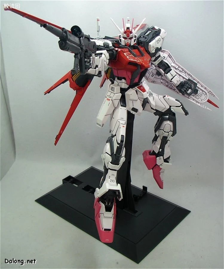 PG 普通版 MBF-02+AQM/E-X01 空装强袭嫣红 + FX-550 空中霸王 - 图片