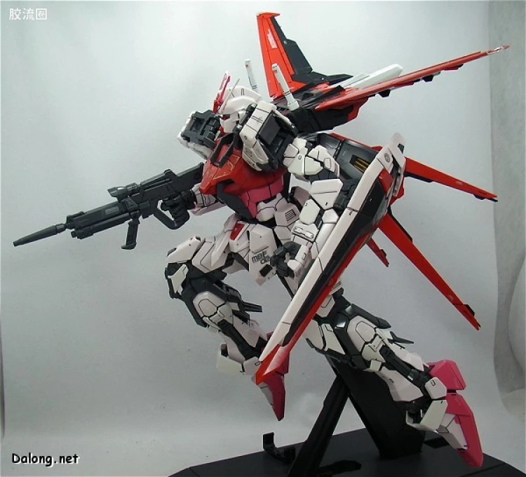 PG 普通版 MBF-02+AQM/E-X01 空装强袭嫣红 + FX-550 空中霸王 - 图片