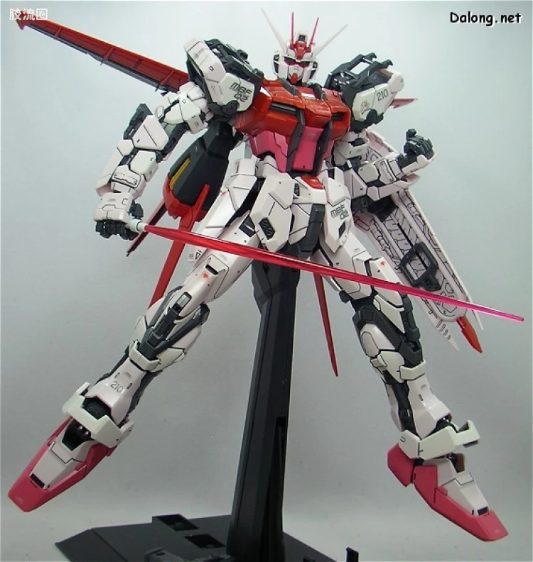PG 普通版 MBF-02+AQM/E-X01 空装强袭嫣红 + FX-550 空中霸王 - 图片