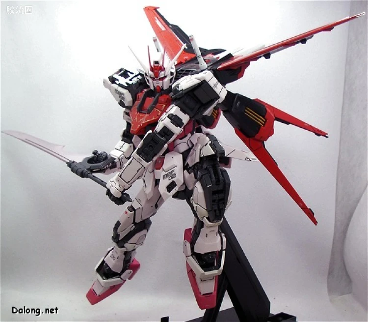 PG 普通版 MBF-02+AQM/E-X01 空装强袭嫣红 + FX-550 空中霸王 - 图片