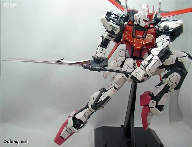 PG 普通版 MBF-02+AQM/E-X01 空装强袭嫣红 + FX-550 空中霸王 - 图片