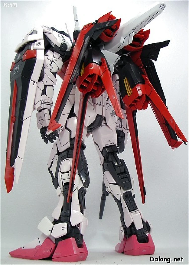 PG 普通版 MBF-02+AQM/E-X01 空装强袭嫣红 + FX-550 空中霸王 - 图片
