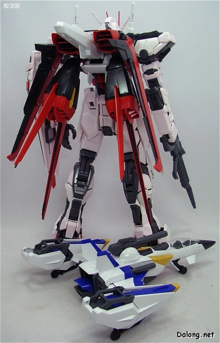 PG 普通版 MBF-02+AQM/E-X01 空装强袭嫣红 + FX-550 空中霸王 - 图片
