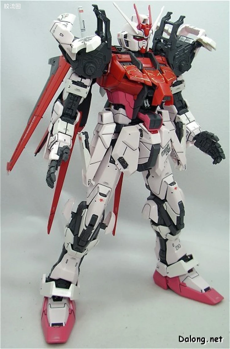 PG 普通版 MBF-02+AQM/E-X01 空装强袭嫣红 + FX-550 空中霸王 - 图片