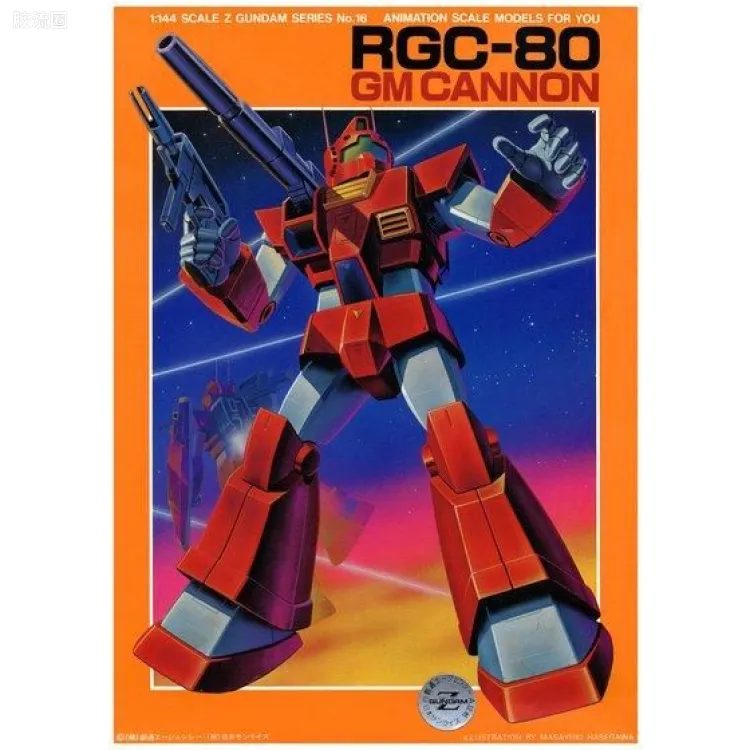 机动战士Z高达拼装模型 1/144 16 RGC-80 吉姆加农