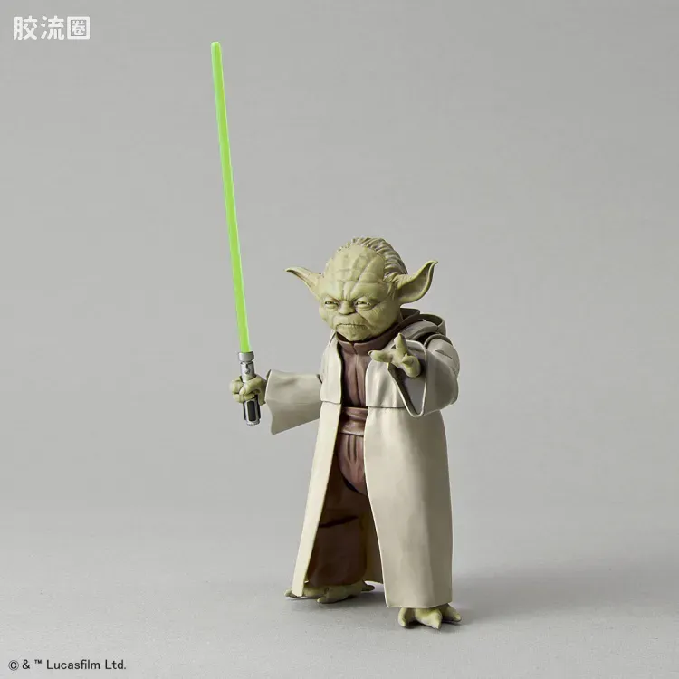 万代 星球大战系列拼装模型 人物系列 1/6 &1/12 尤达大师 - 图片