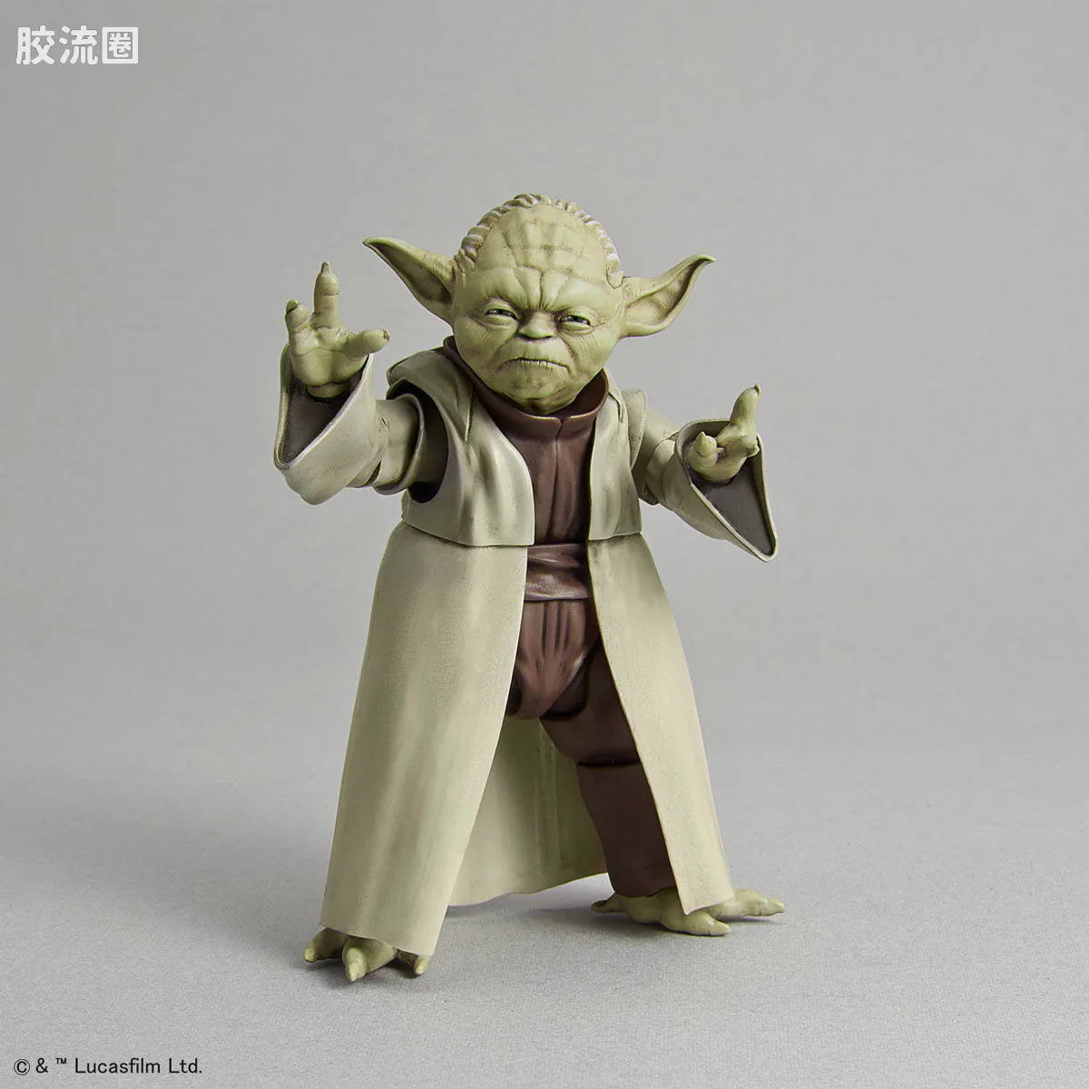 万代 星球大战系列拼装模型 人物系列 1/6 &1/12 尤达大师 - 图片