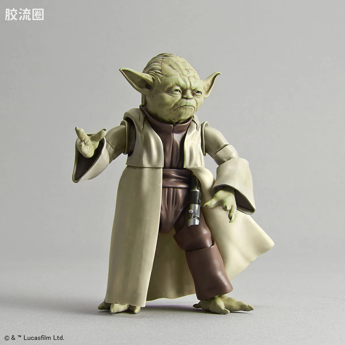 万代 星球大战系列拼装模型 人物系列 1/6 &1/12 尤达大师 - 图片