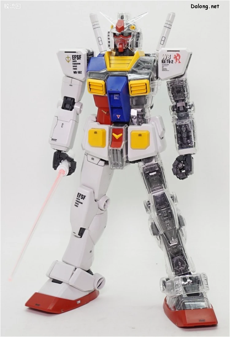 PG 定制部件 RX-78-2 高达改造套装#1 透明身体&光剑 - 图片