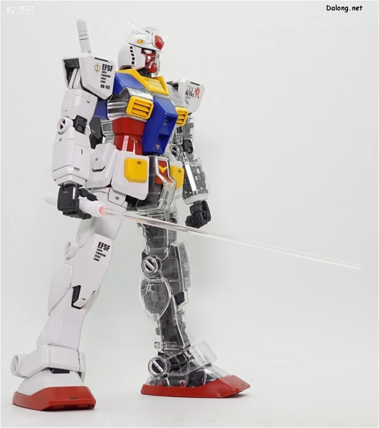 PG 定制部件 RX-78-2 高达改造套装#1 透明身体&光剑 - 图片