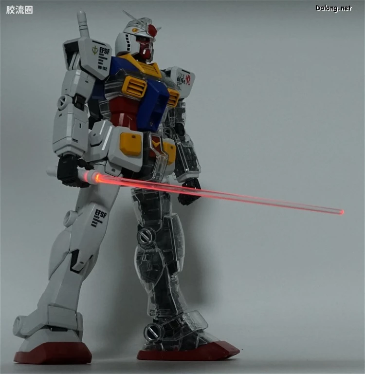 PG 定制部件 RX-78-2 高达改造套装#1 透明身体&光剑 - 图片