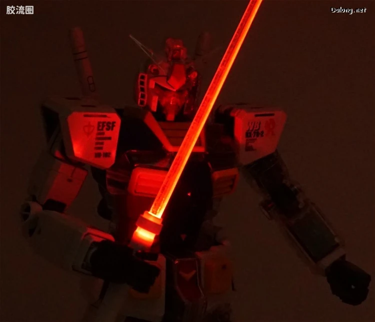 PG 定制部件 RX-78-2 高达改造套装#1 透明身体&光剑 - 图片
