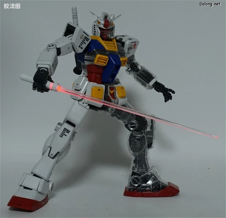 PG 定制部件 RX-78-2 高达改造套装#1 透明身体&光剑 - 图片