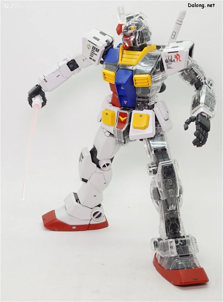 PG 定制部件 RX-78-2 高达改造套装#1 透明身体&光剑 - 图片
