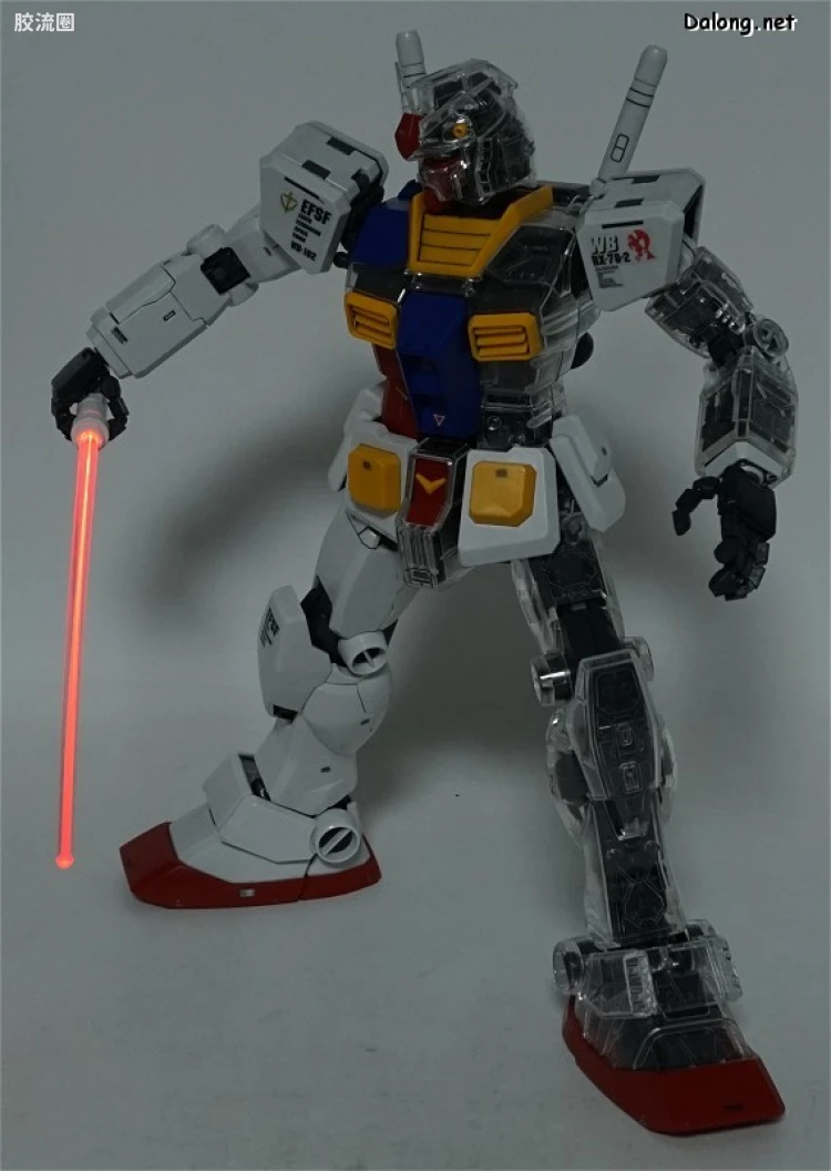 PG 定制部件 RX-78-2 高达改造套装#1 透明身体&光剑 - 图片