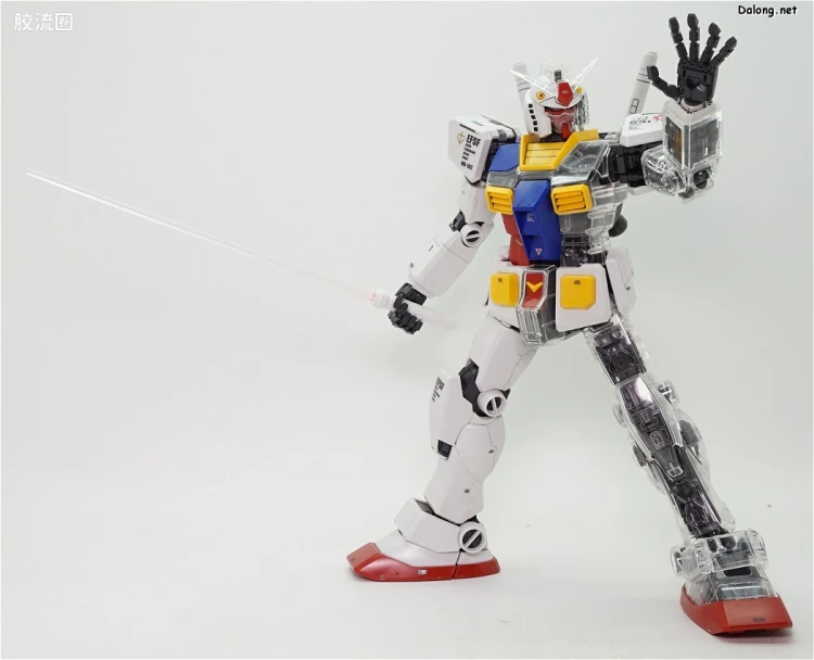 PG 定制部件 RX-78-2 高达改造套装#1 透明身体&光剑 - 图片