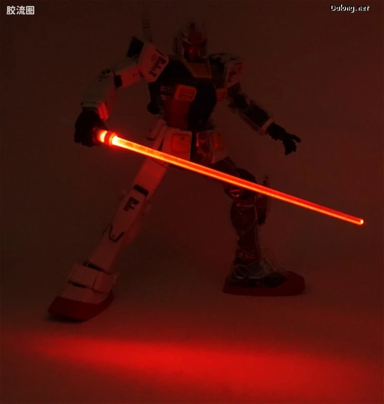 PG 定制部件 RX-78-2 高达改造套装#1 透明身体&光剑 - 图片