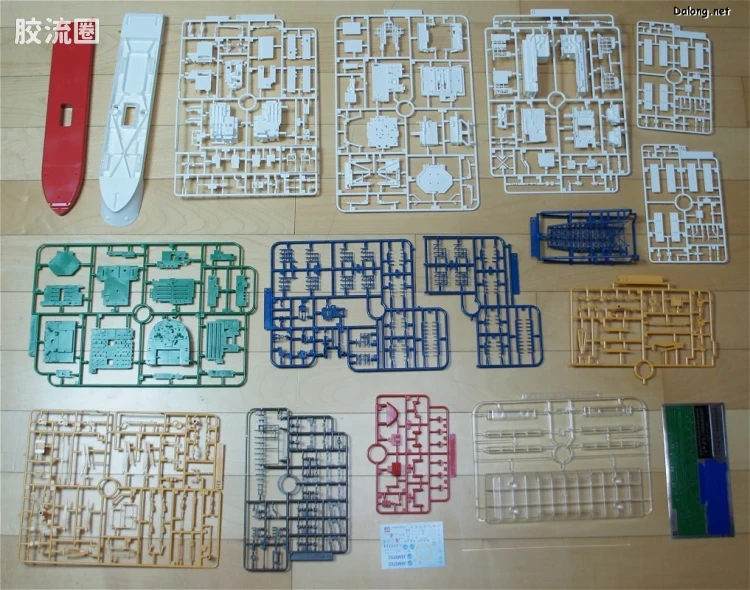 万代综合拼装模型系列 其他 1/700 海洋探测船 - 图片