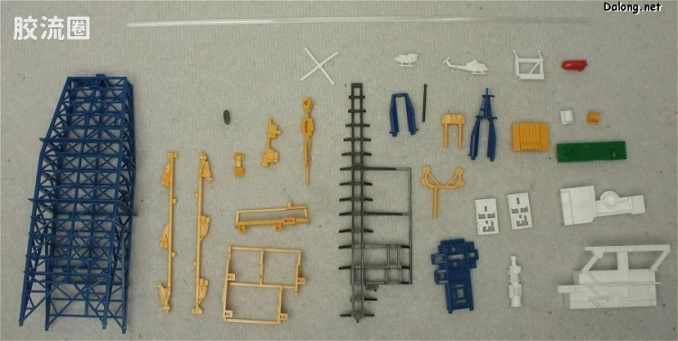 万代综合拼装模型系列 其他 1/700 海洋探测船 - 图片