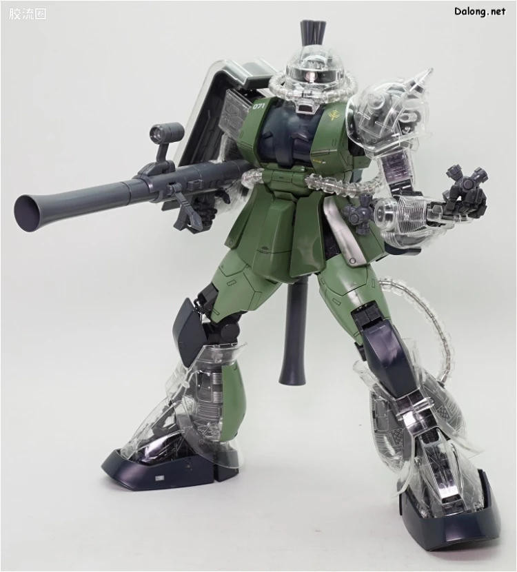 PG 定制部件 MS-06 扎古Ⅱ改造套装#1 透明身体&武器 - 图片