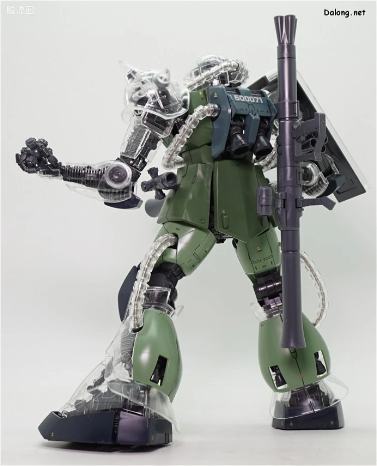 PG 定制部件 MS-06 扎古Ⅱ改造套装#1 透明身体&武器 - 图片