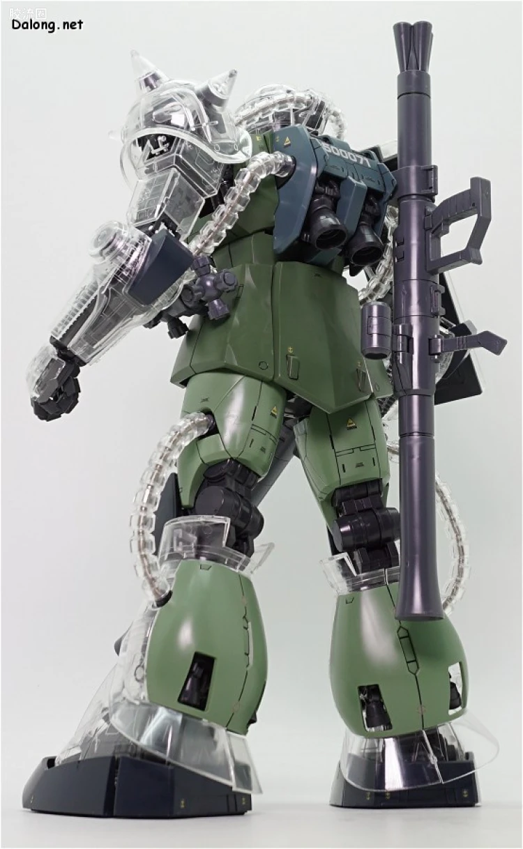PG 定制部件 MS-06 扎古Ⅱ改造套装#1 透明身体&武器 - 图片