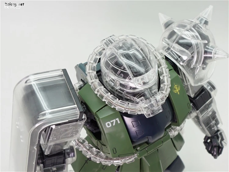 PG 定制部件 MS-06 扎古Ⅱ改造套装#1 透明身体&武器 - 图片