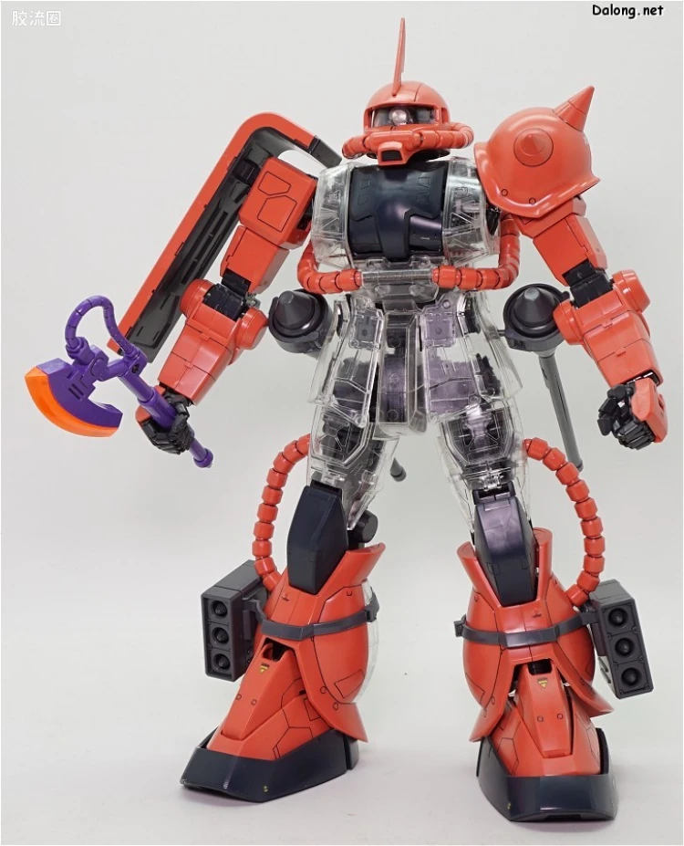 PG 定制部件 MS-06 扎古Ⅱ改造套装#2 透明身体&武器 - 图片