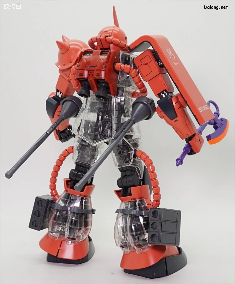 PG 定制部件 MS-06 扎古Ⅱ改造套装#2 透明身体&武器 - 图片