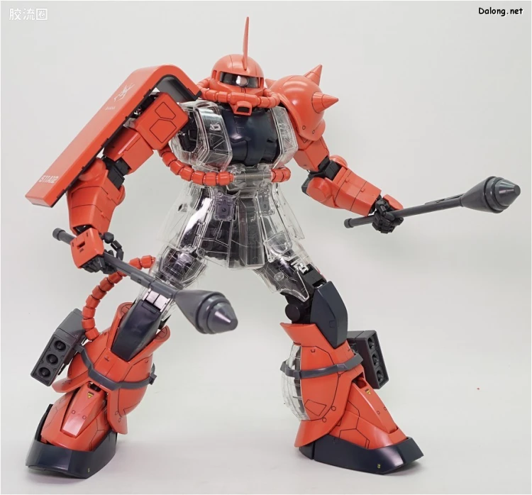 PG 定制部件 MS-06 扎古Ⅱ改造套装#2 透明身体&武器 - 图片
