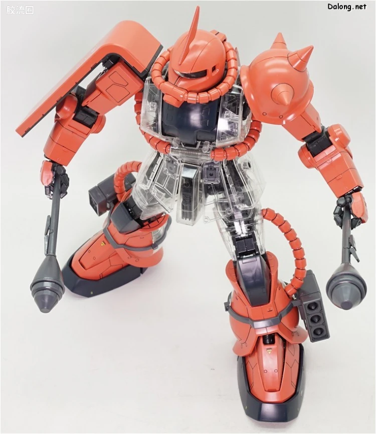 PG 定制部件 MS-06 扎古Ⅱ改造套装#2 透明身体&武器 - 图片