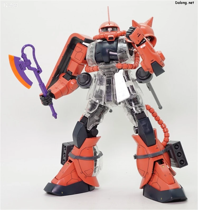 PG 定制部件 MS-06 扎古Ⅱ改造套装#2 透明身体&武器 - 图片