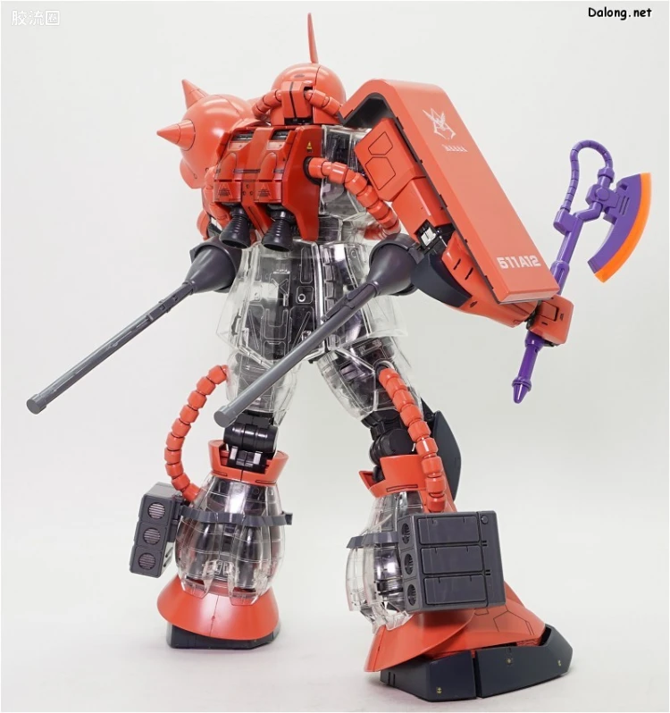 PG 定制部件 MS-06 扎古Ⅱ改造套装#2 透明身体&武器 - 图片