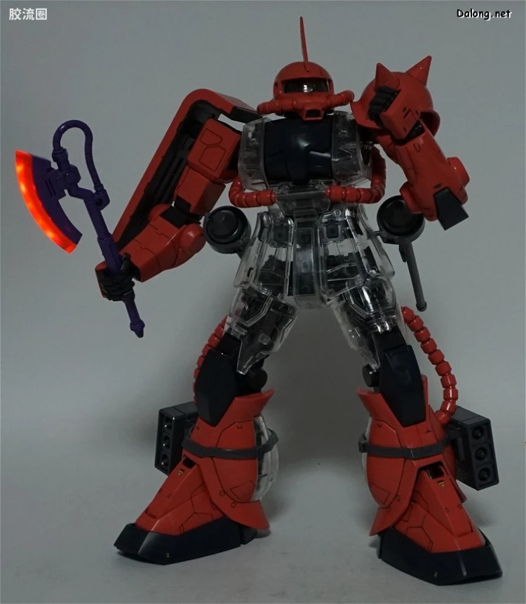 PG 定制部件 MS-06 扎古Ⅱ改造套装#2 透明身体&武器 - 图片