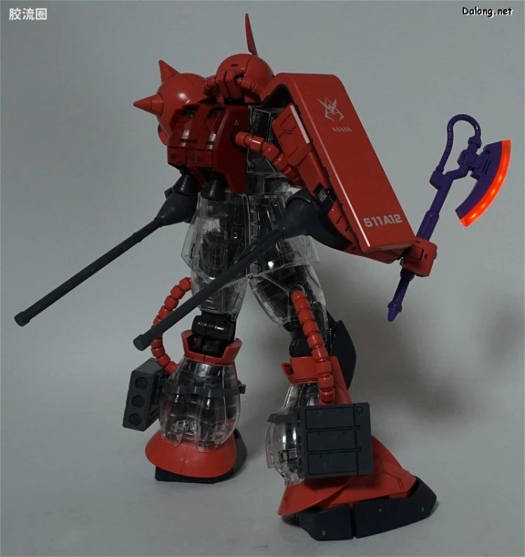 PG 定制部件 MS-06 扎古Ⅱ改造套装#2 透明身体&武器 - 图片