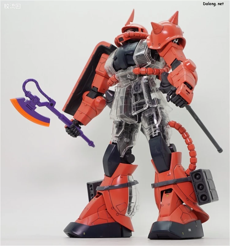PG 定制部件 MS-06 扎古Ⅱ改造套装#2 透明身体&武器 - 图片