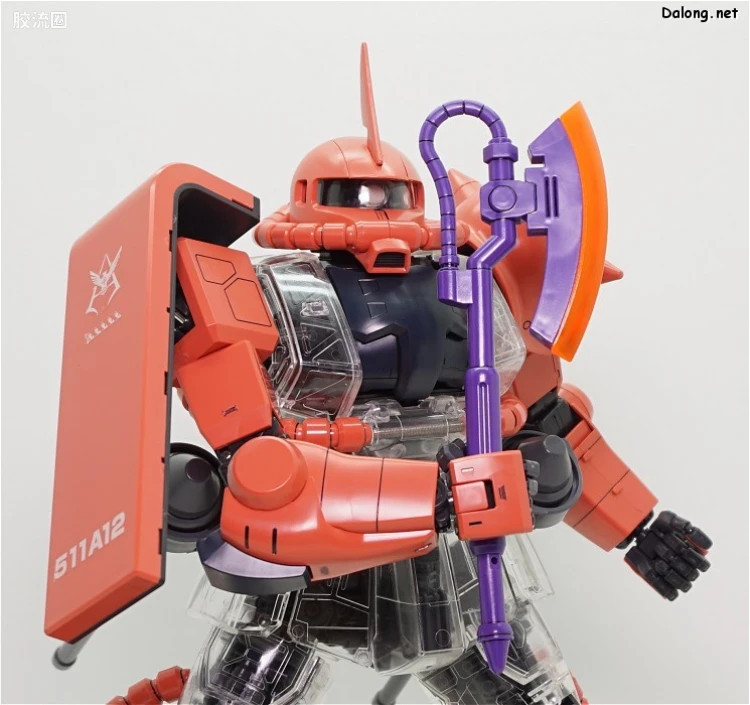 PG 定制部件 MS-06 扎古Ⅱ改造套装#2 透明身体&武器 - 图片