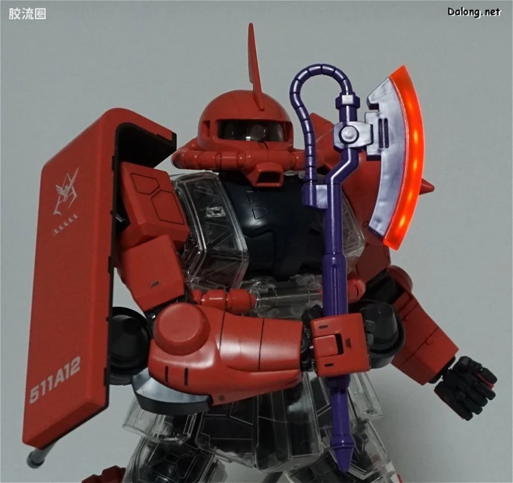 PG 定制部件 MS-06 扎古Ⅱ改造套装#2 透明身体&武器 - 图片