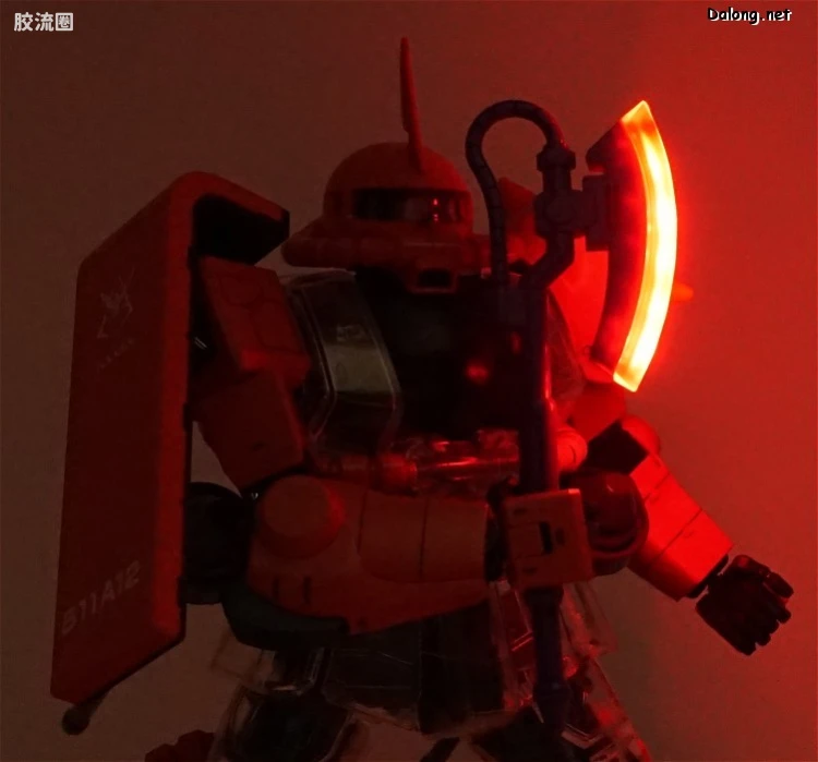 PG 定制部件 MS-06 扎古Ⅱ改造套装#2 透明身体&武器 - 图片