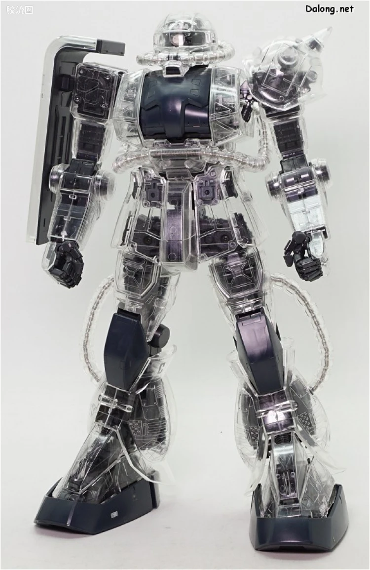 PG 定制部件 MS-06 扎古Ⅱ改造套装#2 透明身体&武器 - 图片