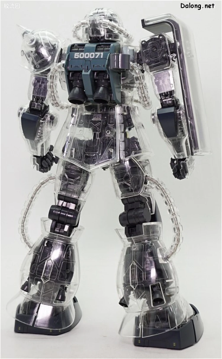 PG 定制部件 MS-06 扎古Ⅱ改造套装#2 透明身体&武器 - 图片