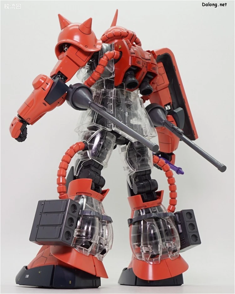 PG 定制部件 MS-06 扎古Ⅱ改造套装#2 透明身体&武器 - 图片