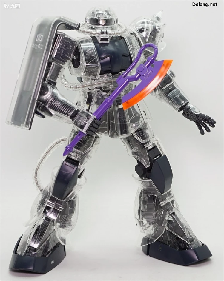 PG 定制部件 MS-06 扎古Ⅱ改造套装#2 透明身体&武器 - 图片