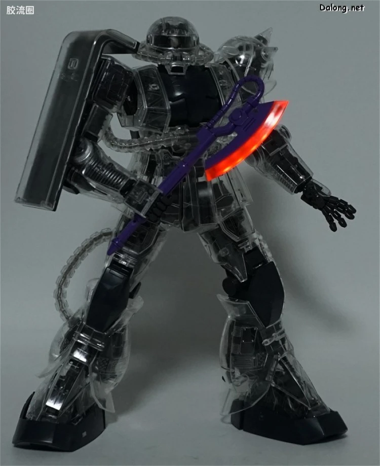 PG 定制部件 MS-06 扎古Ⅱ改造套装#2 透明身体&武器 - 图片
