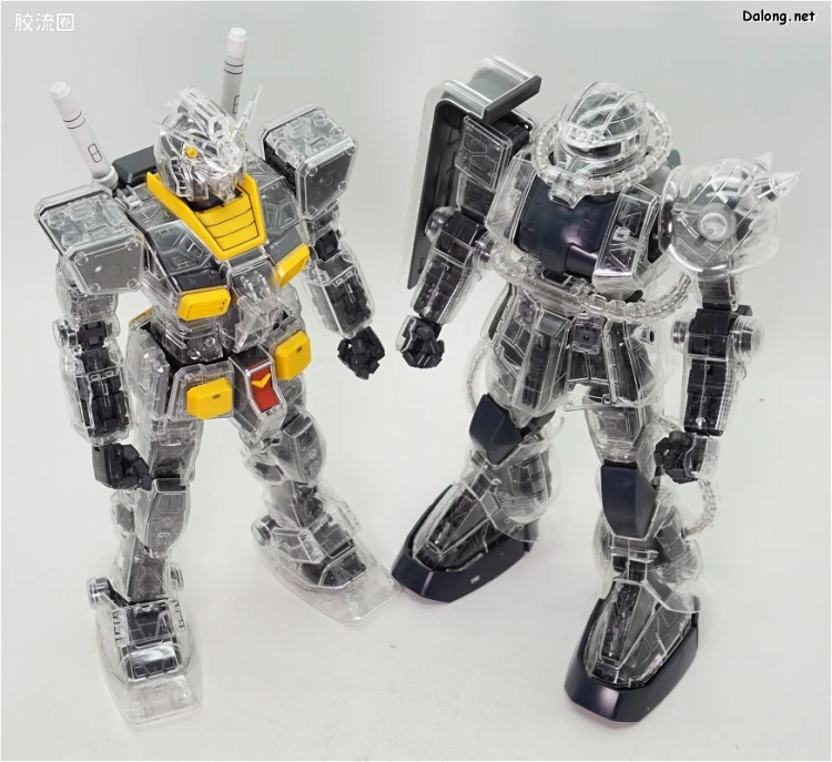 PG 定制部件 MS-06 扎古Ⅱ改造套装#2 透明身体&武器 - 图片
