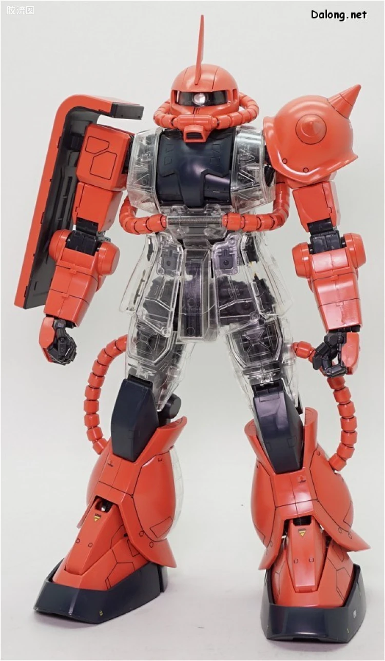 PG 定制部件 MS-06 扎古Ⅱ改造套装#2 透明身体&武器 - 图片