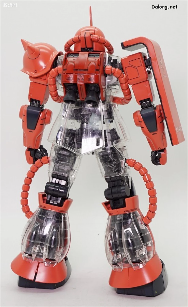 PG 定制部件 MS-06 扎古Ⅱ改造套装#2 透明身体&武器 - 图片