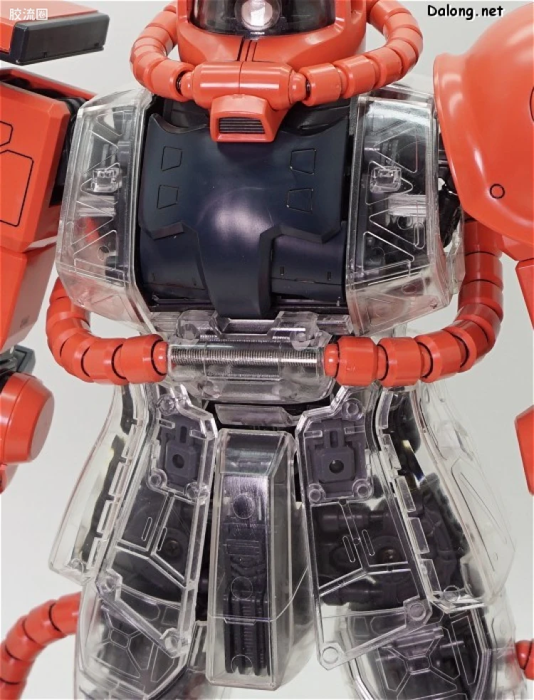PG 定制部件 MS-06 扎古Ⅱ改造套装#2 透明身体&武器 - 图片