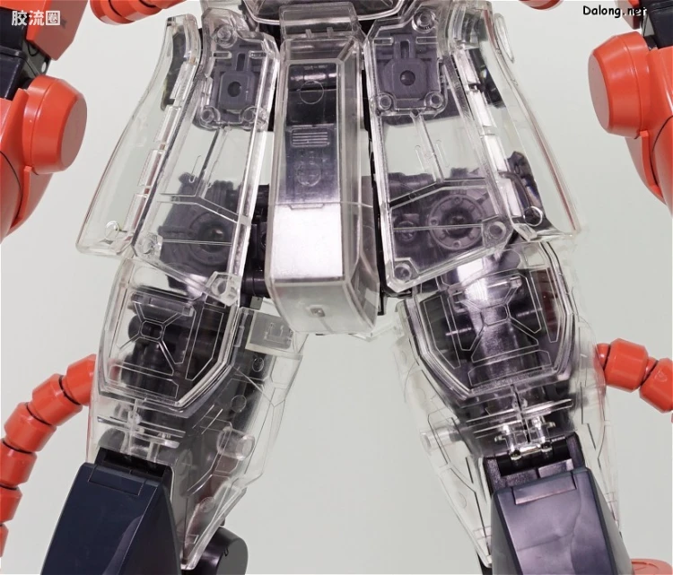 PG 定制部件 MS-06 扎古Ⅱ改造套装#2 透明身体&武器 - 图片